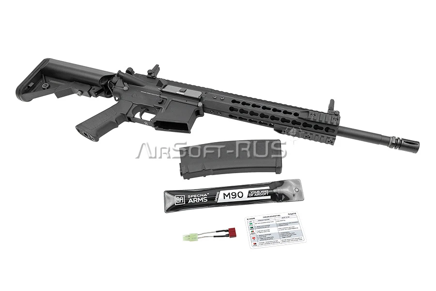 Карабин Specna Arms AR15 KeyMod BK (SA-F02-XASR)