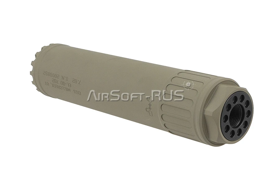 Глушитель с трассерным модулем Angry Gun Tornado HK417/M110A1 FDE (ANG-ELQD2T-FDE)