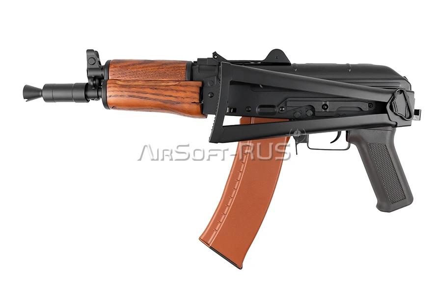 Автомат Cyma АКС-74У деревянное цевьё (CM035A)