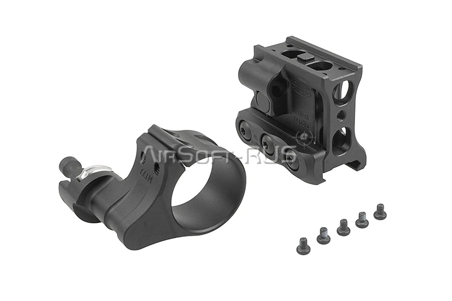 Гибридное крепление Evolution Gear для прицела MICRO T2 и магнифера 3XMAG BK (EVG-1036-BK)
