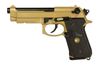 Пистолет WE Beretta M9A1 TAN GGBB (GP321(TAN))