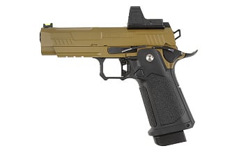 Пистолет Arcturus Hi-Capa 4.3" Vanguard  w/Optics Ready Slide & ARS-1 BLK-TAN (AT-GHC-V4-CMB-BT)
