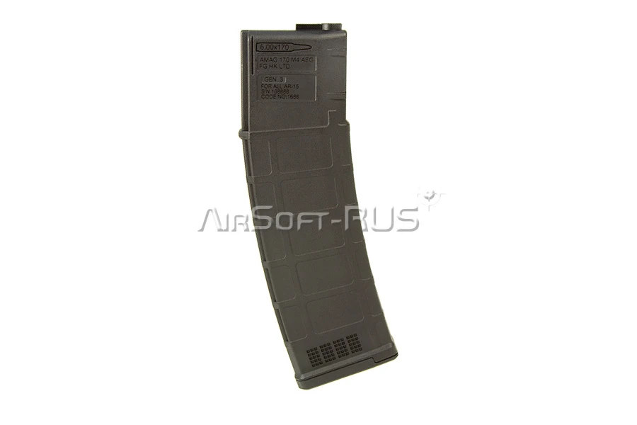 Магазин механический Ares M4 AMAG 170 шаров BK (MAG-B-024-BK)