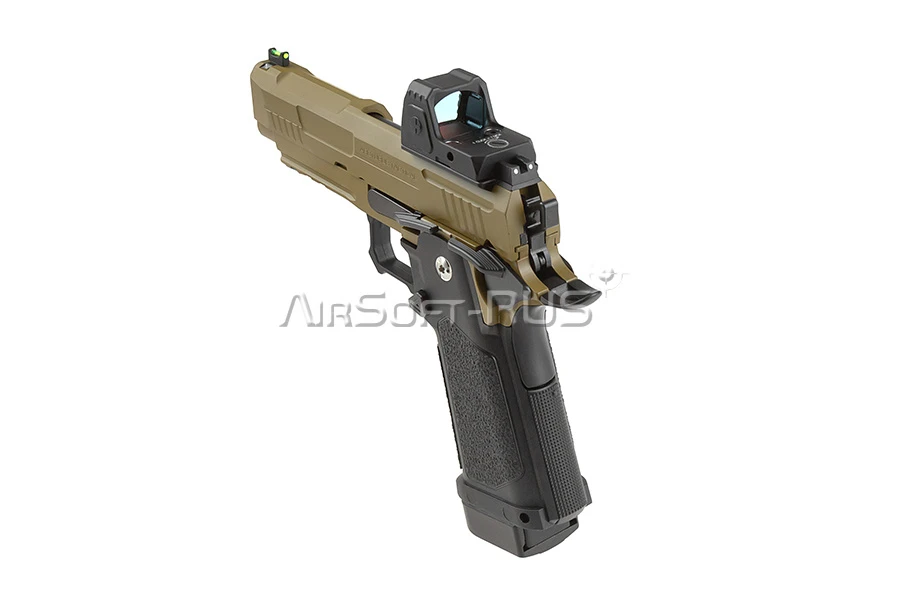 Пистолет Arcturus Hi-Capa 4.3" Vanguard  w/Optics Ready Slide & ARS-1 BLK-TAN (AT-GHC-V4-CMB-BT)
