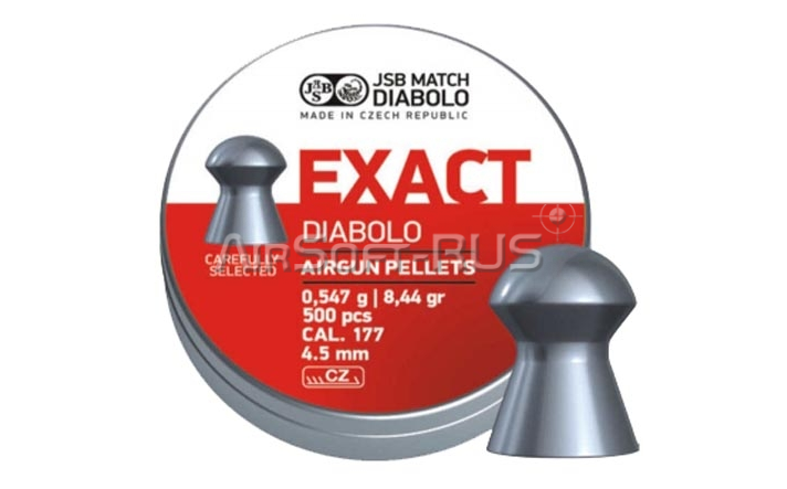 Пули пневматические JSB Diabolo Exact 4,52 мм 0,54 гр 500 шт (AG-JSBEX0547d)