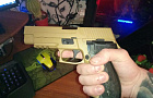 Мини обзор пистолета от WE SigSauer P226 Mk.25 TAN GGBB 