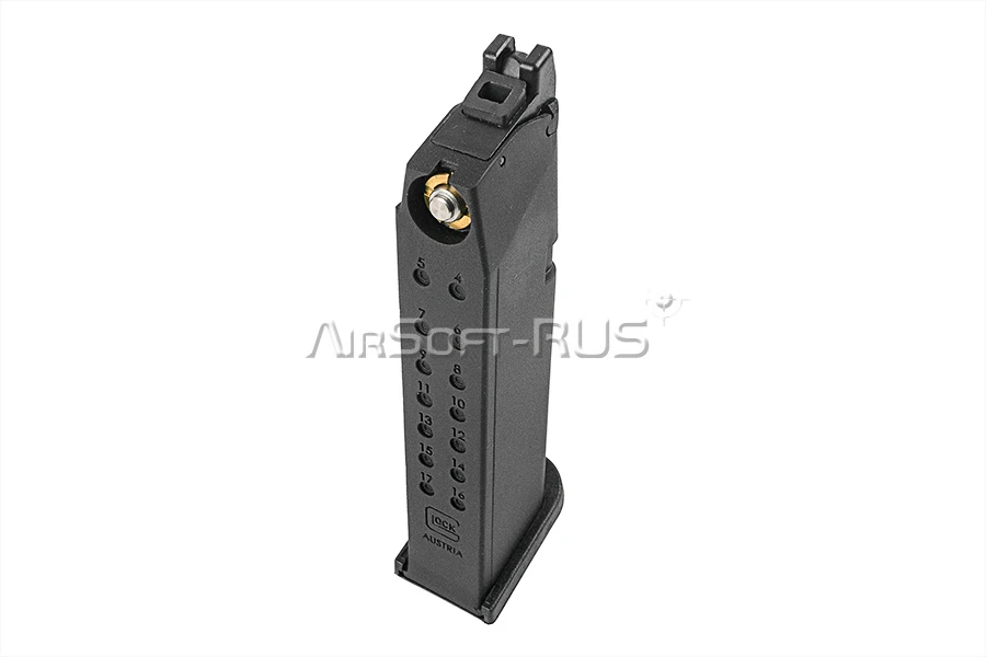 Газовый магазин GHK Glock 17 V2 на 25 шаров GBB (DC-Glock Gas Magazine) [1]