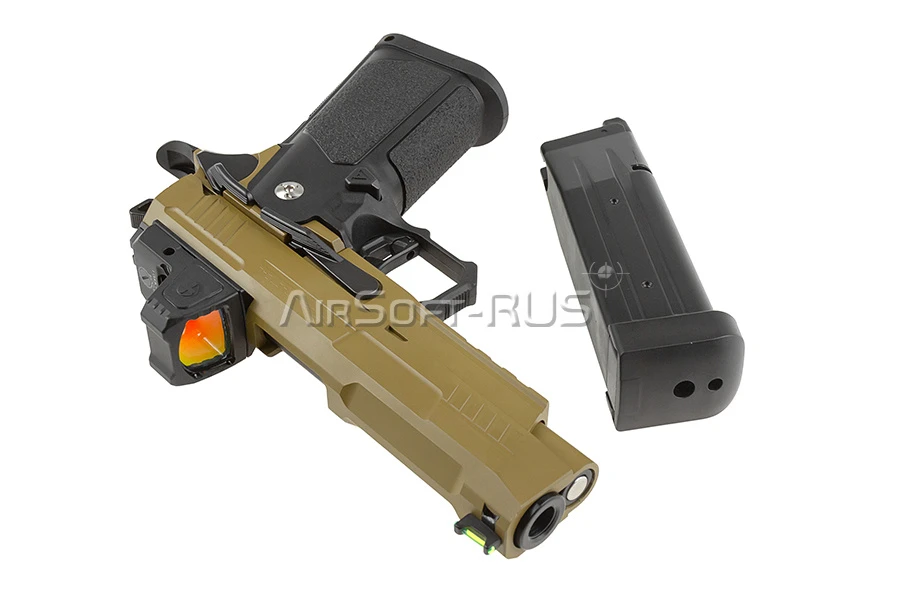 Пистолет Arcturus Hi-Capa 4.3" Vanguard  w/Optics Ready Slide & ARS-1 BLK-TAN (AT-GHC-V4-CMB-BT)