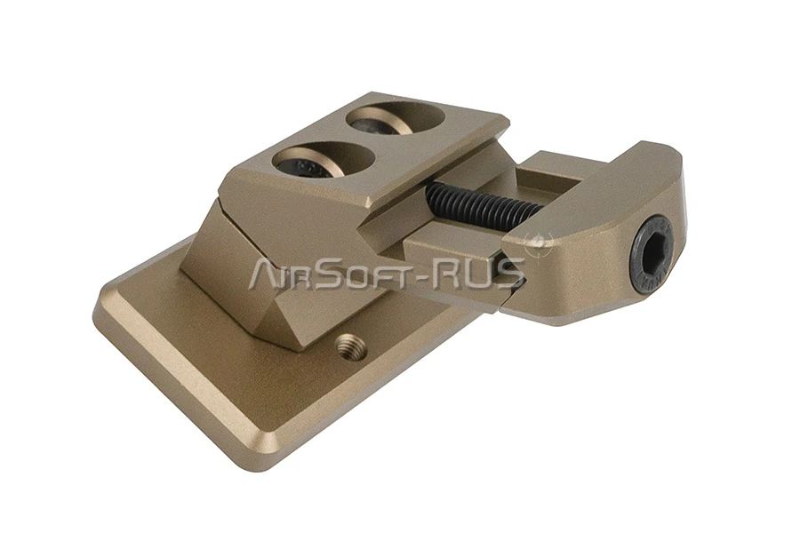 Планка Evolution Gear для прицелов RMR/T2 под угол 35-45° TAN (EVG-808-TAN)