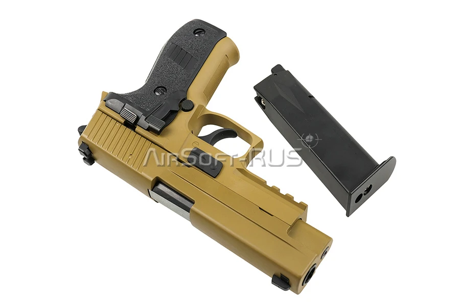 Пистолет WE SigSauer P226 Mk.25 TAN GGBB (GP431(TAN))