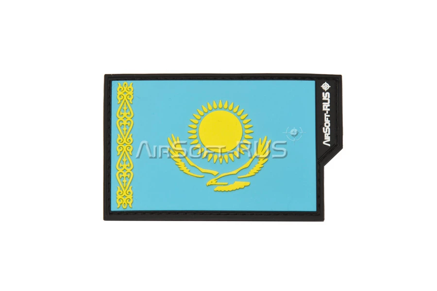 Шеврон ASR флаг Казахстана на велкро (ASR-patchKZ)