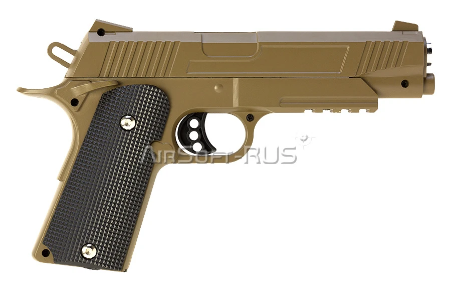 Пистолет Galaxy Colt custom spring Desert (G.38D)