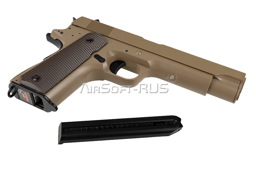 Пистолет Cyma Colt 1911 AEP TAN (CM123TN)