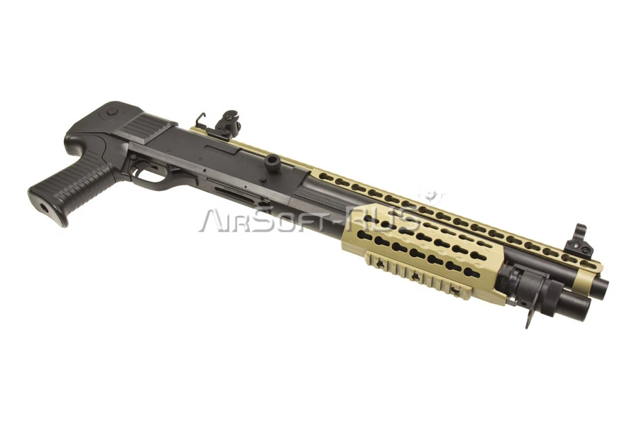 Дробовик Cyma Benelli M3 super 90 Breacher keymod пластик TAN (CM368TN)