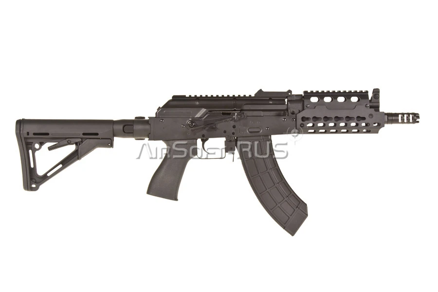 Автомат Cyma АКС-74У keymod цевье и приклад М-серии (CM076A)