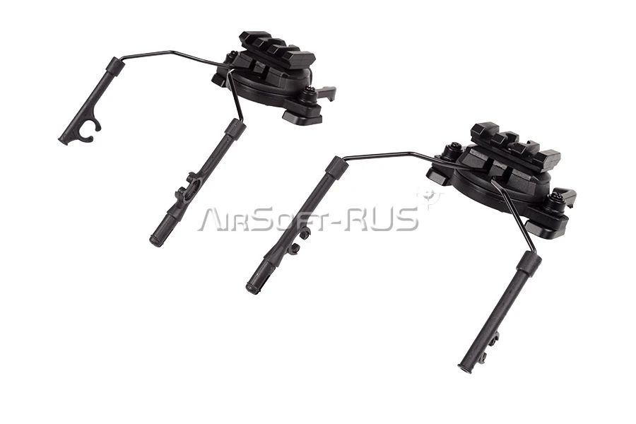 Крепление WoSport для наушников типа Peltor Comtac на шлем Ops-Core BK (HL-ACC-43-BK)