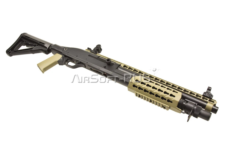 Дробовик Cyma Benelli M3 super 90 short keymod складной приклад пластик TAN (CM366TN)