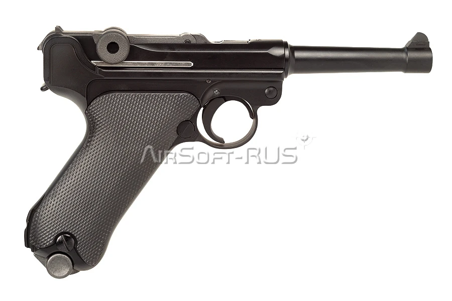 Пистолет WE P08 4" Luger GGBB BK (DC-GP401) [4]