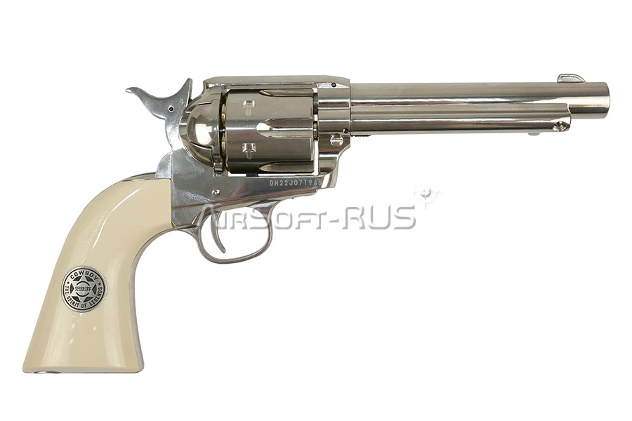 Револьвер WinGun Colt Peacemaker Silver version CO2 (CP137S)