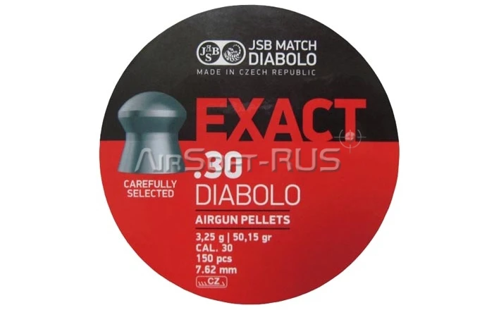 Пули пневматические JSB Diabolo Exact 7,62  мм 3,25 гр 150 шт (AG-JSBDIAE325)
