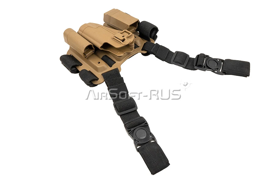 Набедренная кобура T&D Blackhawk Serpa для Colt 1911 TAN (DC-ST512-MF-1911 TN) [1]