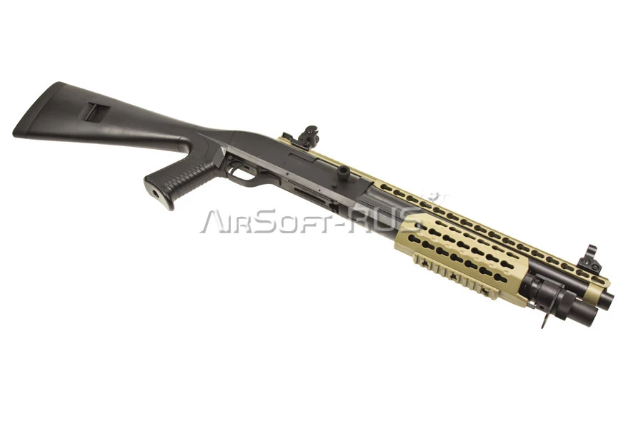 Дробовик Cyma Benelli M3 super 90 short keymod пластик TAN (CM365TN)