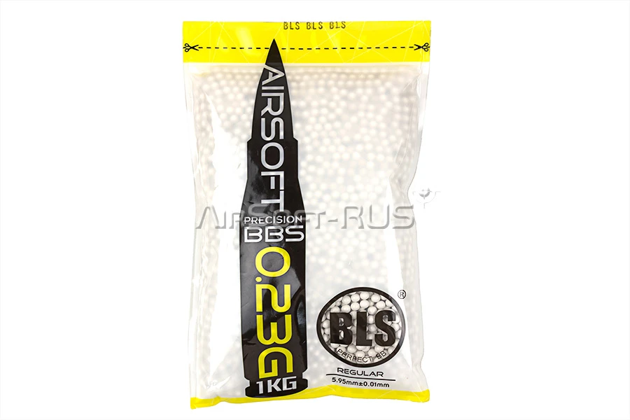 Шары BLS 0.23гр 4300шт белые (1KG-H23)