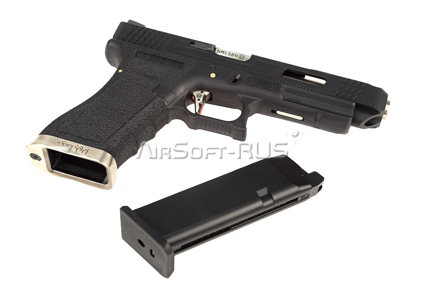 Пистолет WE Glock 34 Custom BK (GP660-34-BS)