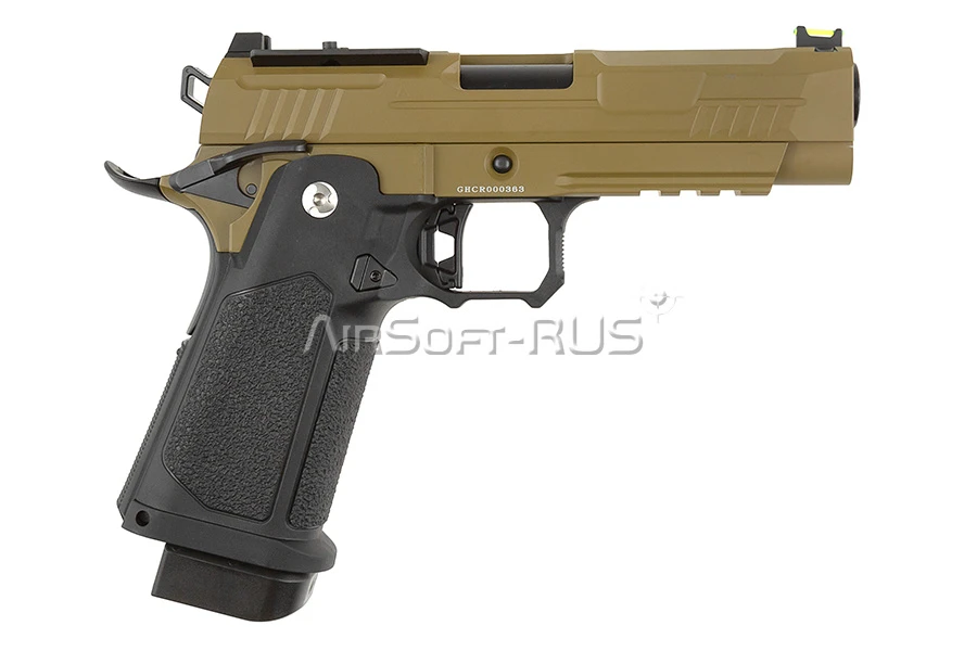 Пистолет Arcturus Hi-Capa 4.3" Vanguard  w/Optics Ready Slide BLK-TAN (AT-GHC-V4-OR-BT)