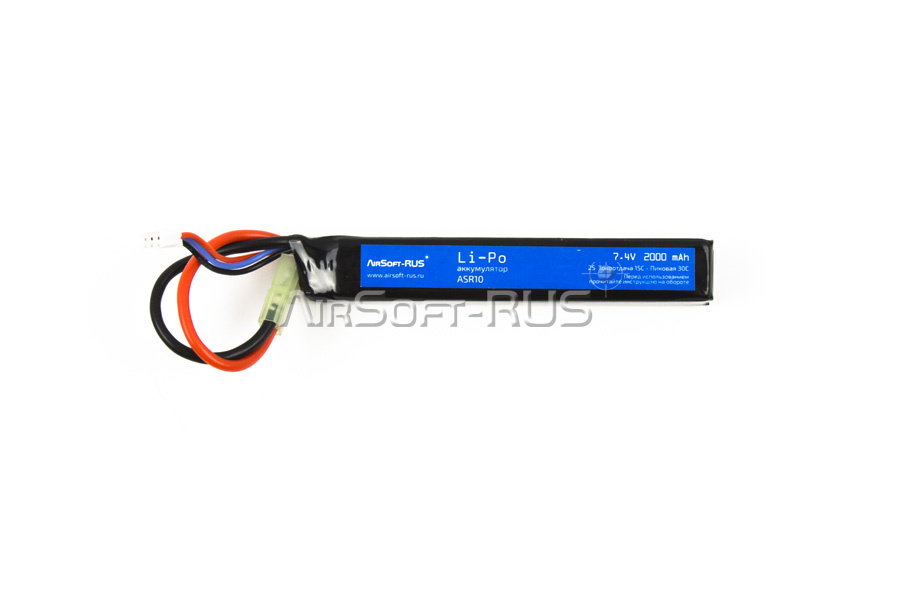 Аккумулятор Li-Po 7,4V 2000 mAh (ASR10)