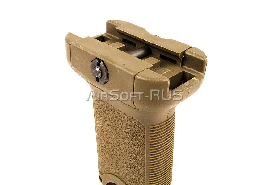 Рукоять тактическая ZC Airsoft с отсеком для аккумулятора, короткая TAN (QP0033-T)