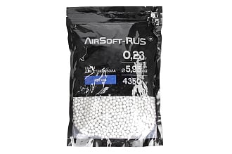 Шары Airsoft-RUS 0.23гр. 4350шт. белые (ASR-023)
