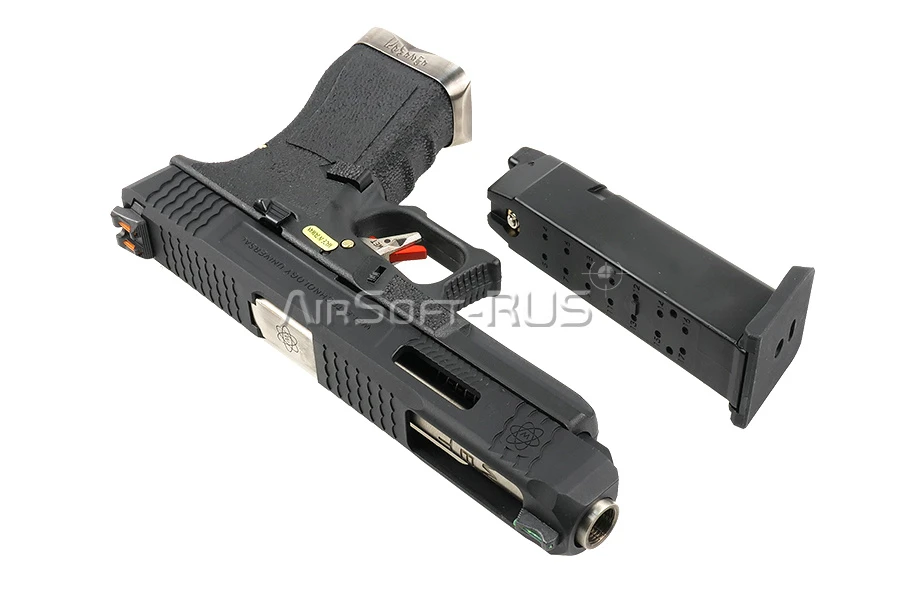 Пистолет WE Glock 34 Custom BK (GP660-34-BS)