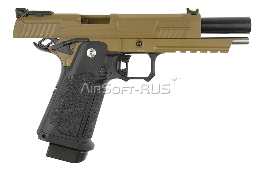 Пистолет Arcturus Hi-Capa 5" Vanguard BLK-TAN GBB (AT-GHC-V5-BT)