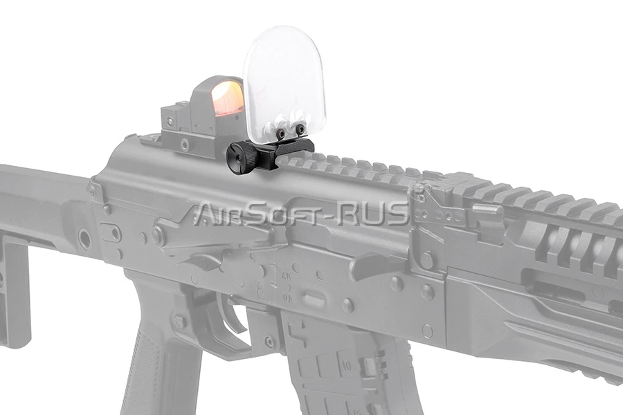 Стекло защитное ZC Airsoft для прицела, откидное, с креплением на RIS (P000612)