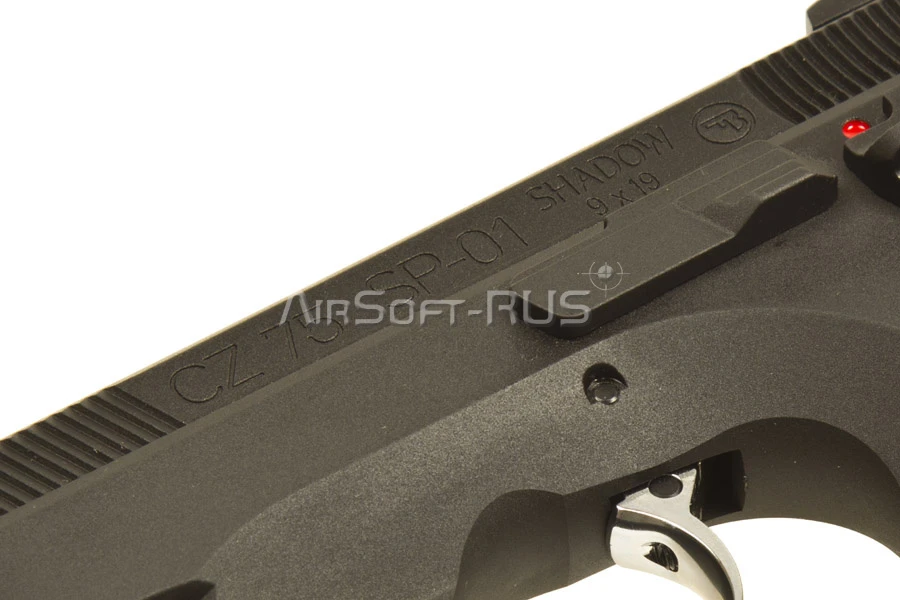 Пистолет KJW CZ SP-01 Shadow с резьбой для установки глушителя GGBB (GP438TB)