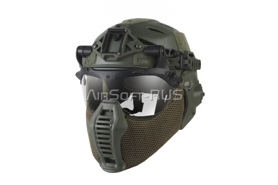 Шлем Wendy 3.0 WoSporT с полной защитой лица OD (HL-109-OD)