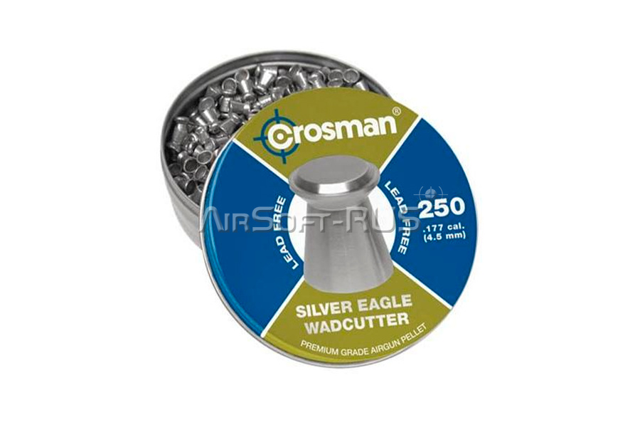 Пули пневматические Crosman Silver Eagle WC 4,5 мм 0,3 гр 250 шт (AG-LF177WC)