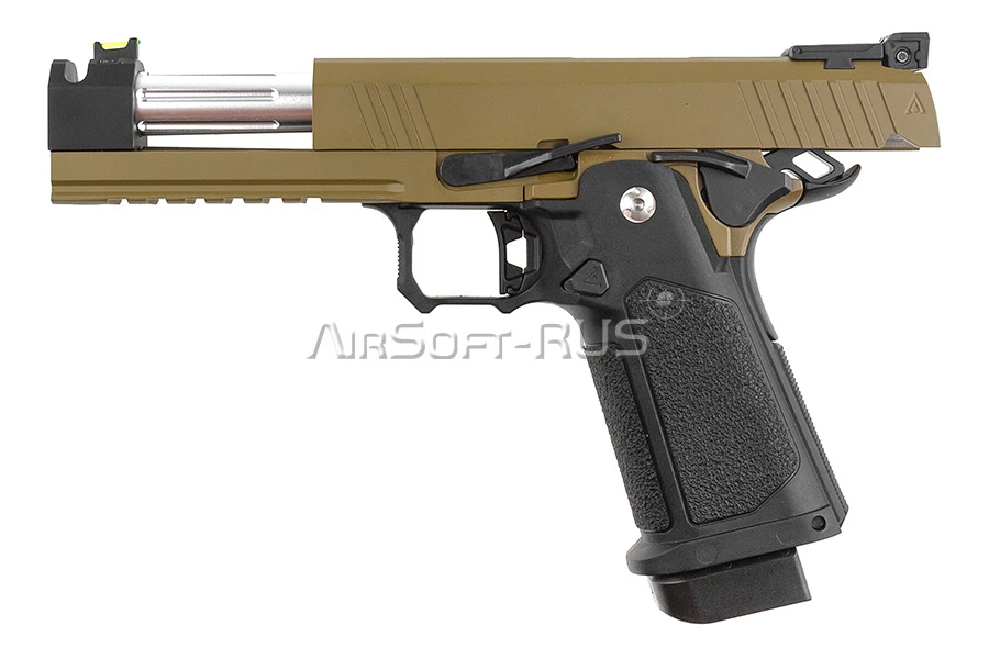Пистолет Arcturus Hi-Capa 4.3" DG Tempest  W/Compensator BLK-TAN (AT-GHC-T4C-BT)