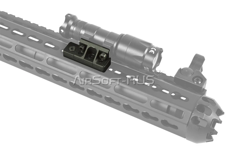 Кронштейн T&D для фонарей типа Surefire M300/M600 для установки на KeyMod (TD107BK)