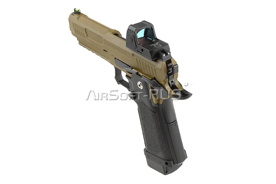 Пистолет Arcturus Hi-Capa 5" Vanguard  w/Optics Ready Slide & ARS-1 BLK-TAN (AT-GHC-V5-CMB-BT)