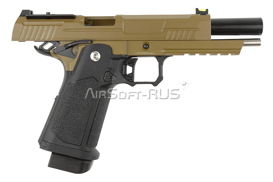 Пистолет Arcturus Hi-Capa 5" Vanguard  w/Optics Ready Slide BLK-TAN (AT-GHC-V5-OR-BT)