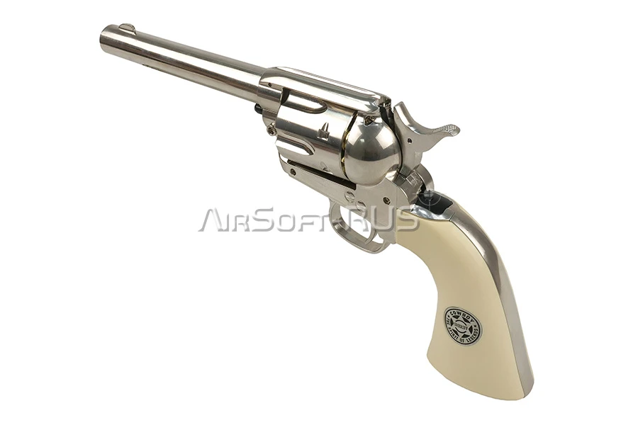 Револьвер WinGun Colt Peacemaker Silver version CO2 (CP137S)