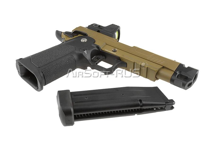Пистолет Arcturus Hi-Capa 4.3 Vanguard w/Optics Ready Slide/Compensator/ARS-1 TN (AT-GHC-V4C-CMB-BT)