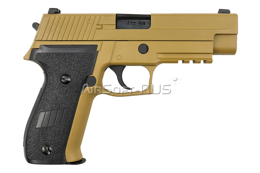 Пистолет WE SigSauer P226 Mk.25 TAN GGBB (GP431(TAN))