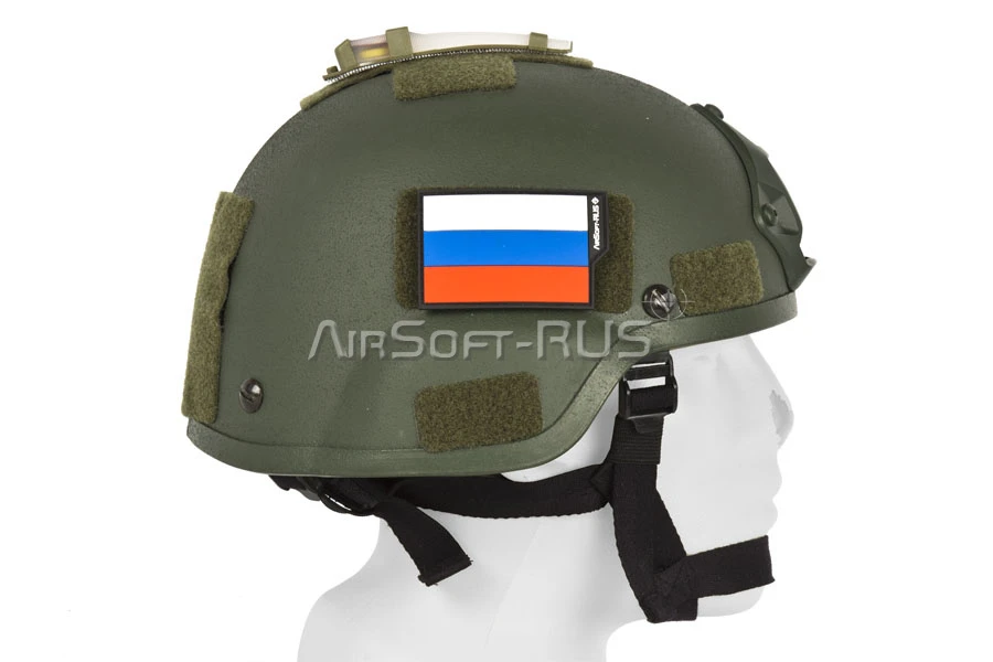 Шеврон ASR флаг России на велкро (ASR-patchRF)