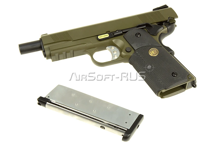 Пистолет WE Colt 1911 MEU SOC GGBB (GP111-SOC(OD))