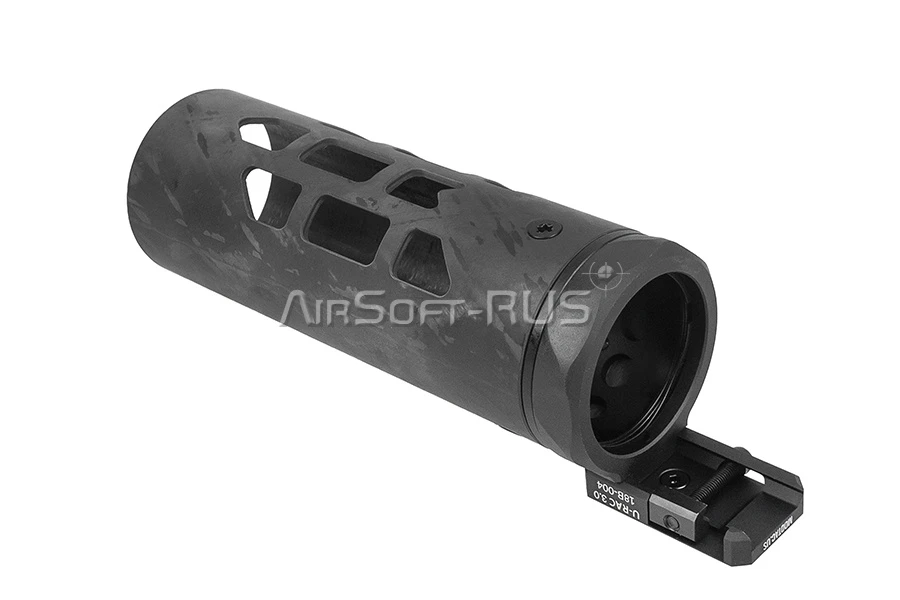 Теплозащита глушителя Angry Gun U-RAC 6.5″ Carbon Black (ANG-URAC-6.5BLK)