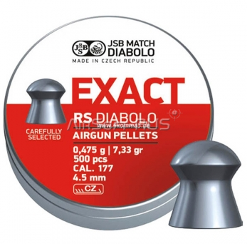 Пули пневматические JSB EXACT Diabolo RS 4,5 мм 0,47 гр 500 шт (AG-JSBERS0475)