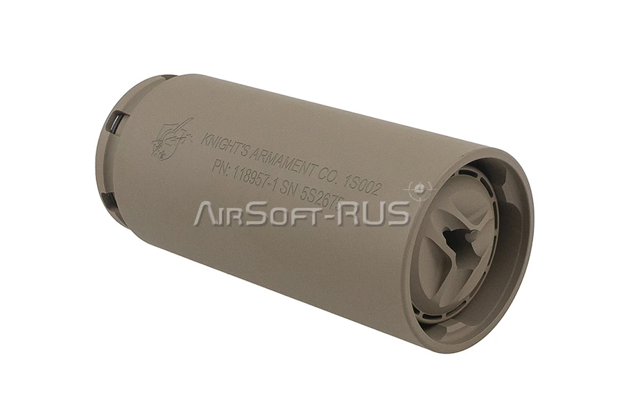 Глушитель с трассерным модулем Angry Gun KAC QDC/MCQ-PRT FDE (ANG-MCQPRT-FDE-T)